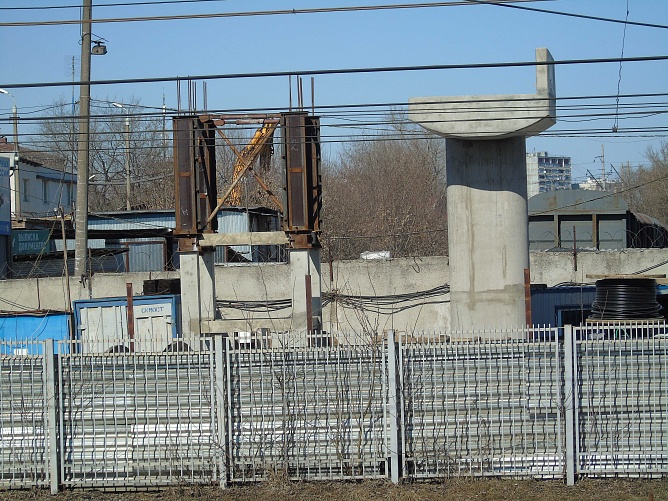 Строительство пешеходного моста на оп. Чухлинка в комплексе с реконструкцией пасссажирских платформ МЖД